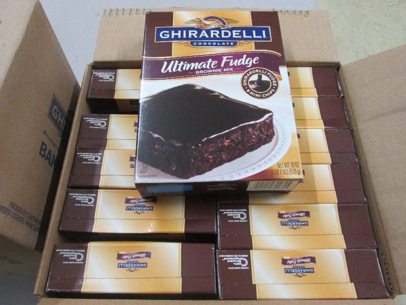 lot 221 image: Case of 12 Ghiradelli Ultimate Brow...