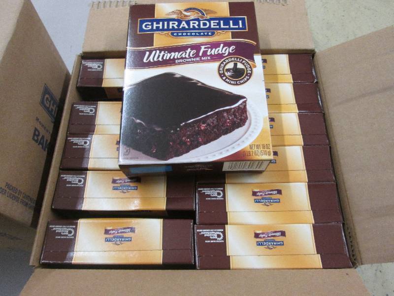 lot 223 image: Case of 12 Ghiradelli Ultimate Brow...