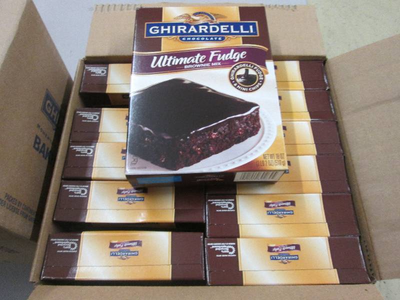 lot 230 image: Case of 12 Ghiradelli Ultimate Brow...