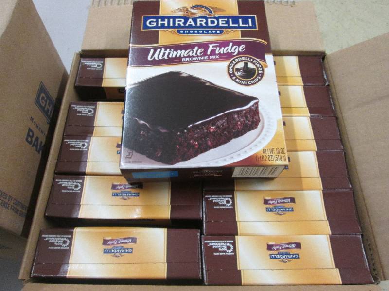 lot 238 image: Case of 12 Ghiradelli Ultimate Brow...