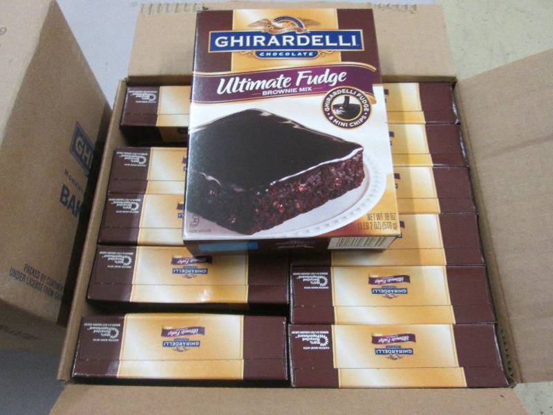 lot 239 image: Case of 12 Ghiradelli Ultimate Brow...
