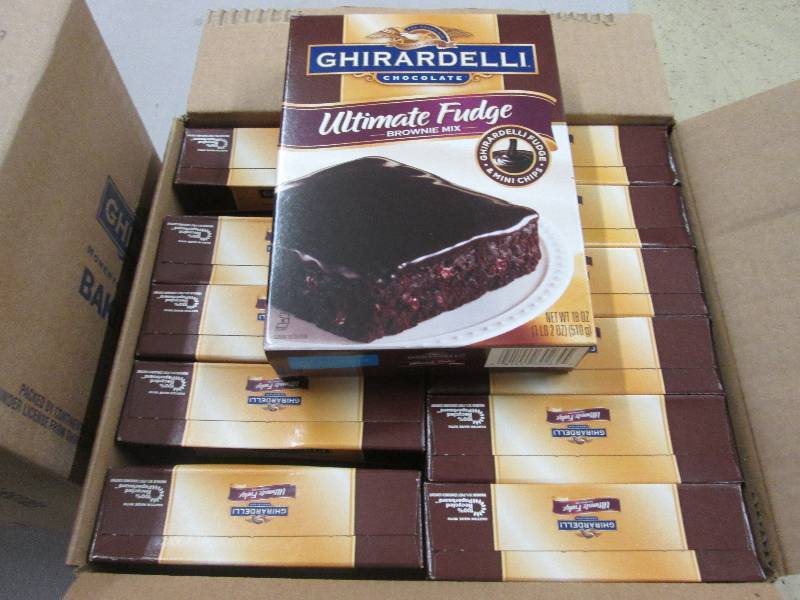 lot 240 image: Case of 12 Ghiradelli Ultimate Brow...