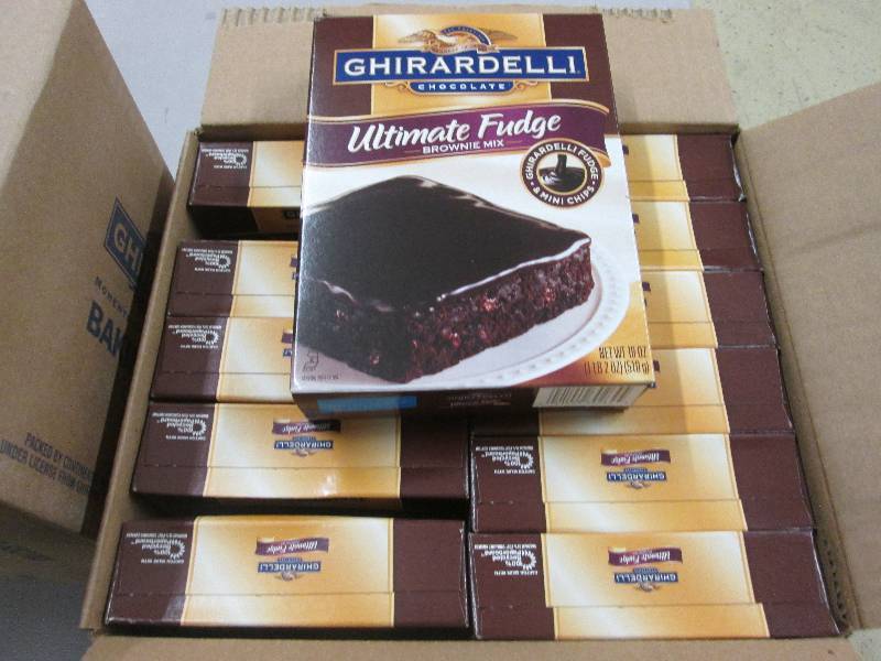 lot 243 image: Case of 12 Ghiradelli Ultimate Brow...