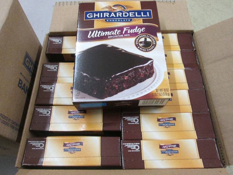 lot 244 image: Case of 12 Ghiradelli Ultimate Brow...
