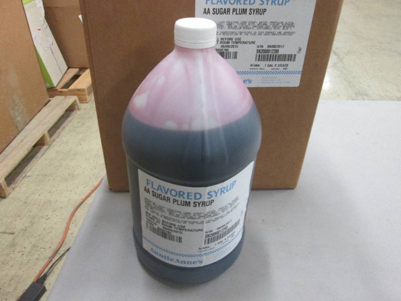 lot 282 image: Case of 2 Gallons Sugar Plum Syrup ...