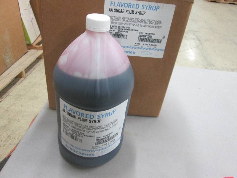 lot 283 image: Case of 2 Gallons Sugar Plum Syrup ...