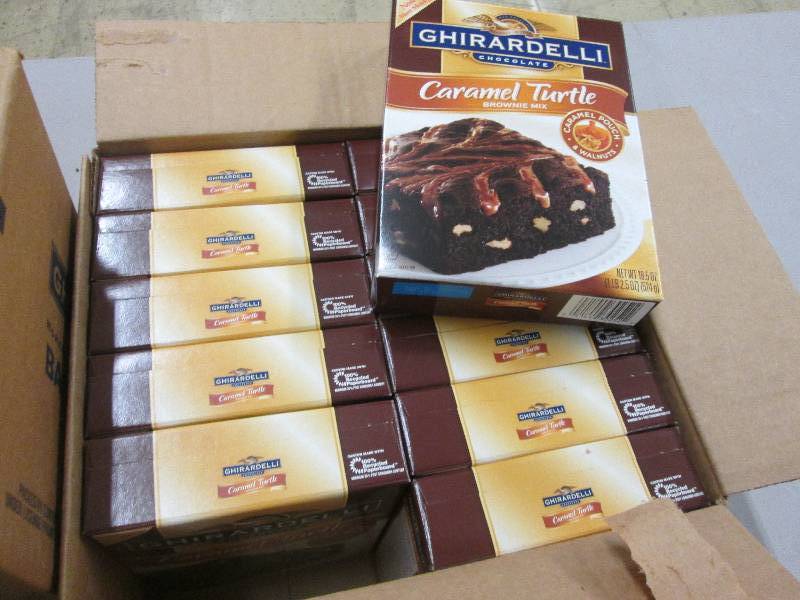 lot 317 image: 2 Cases of 12 Ghiradelli Turtle Bro...
