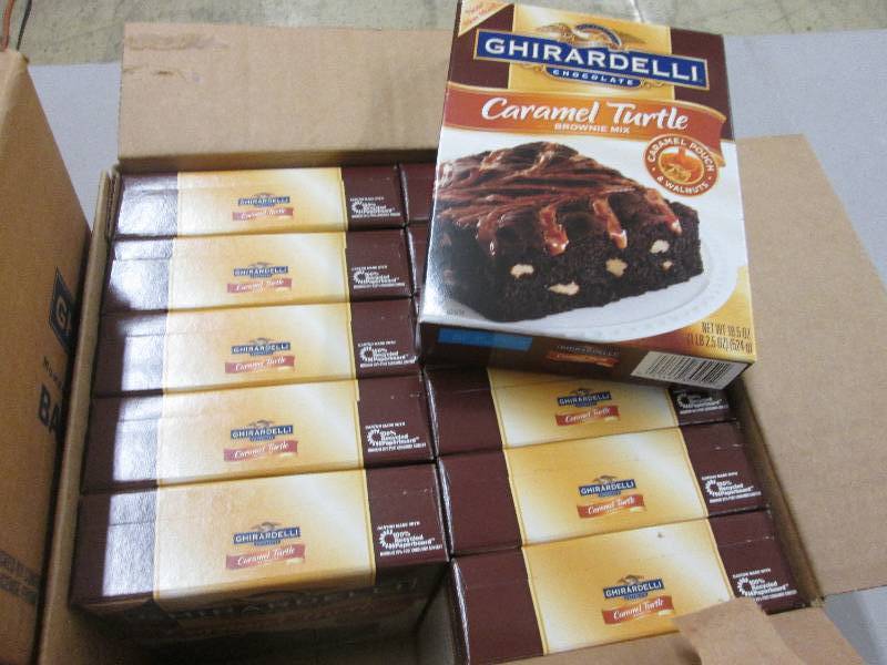 lot 319 image: 2 Cases of 12 Ghiradelli Turtle Bro...