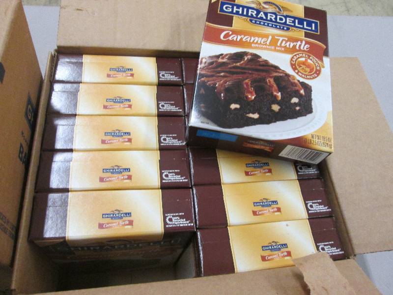lot 320 image: 2 Cases of 12 Ghiradelli Turtle Bro...