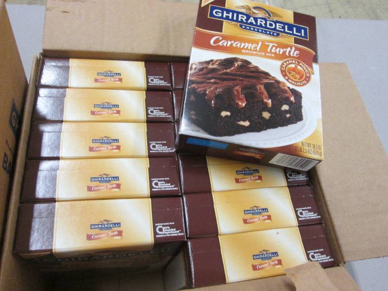 lot 322 image: 2 Cases of 12 Ghiradelli Turtle Bro...