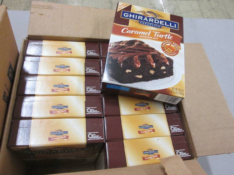 lot 327 image: 2 Cases of 12 Ghiradelli Turtle Bro...