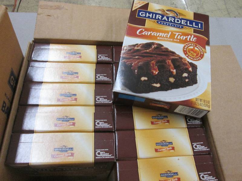 lot 331 image: 2 Cases of 12 Ghiradelli Turtle Bro...