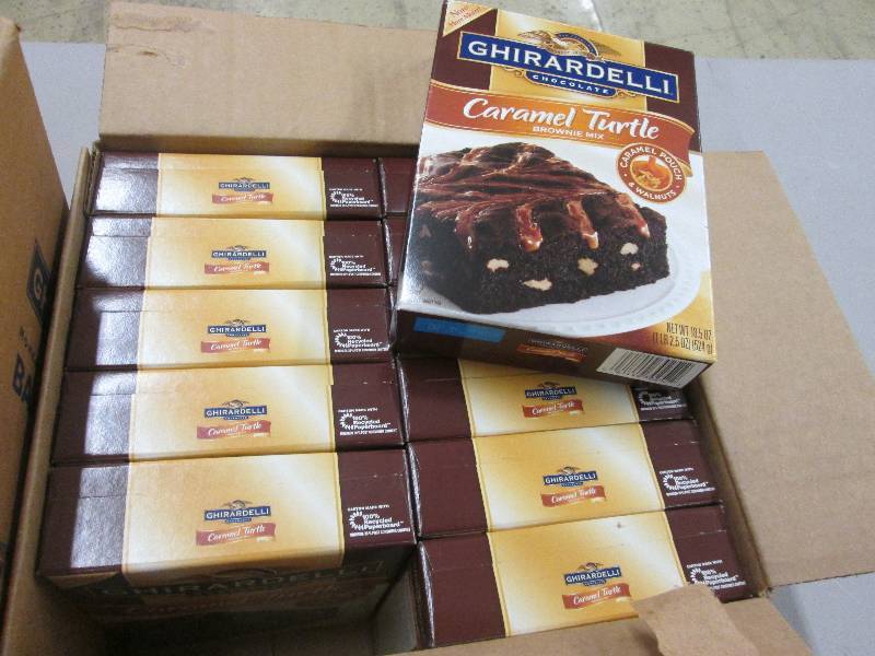 lot 334 image: 2 Cases of 12 Ghiradelli Turtle Bro...