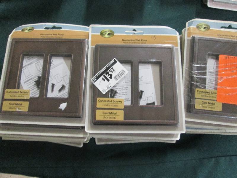 lot 345 image: Lot of 24 Hampton Bay 2 GFCI Screwl...