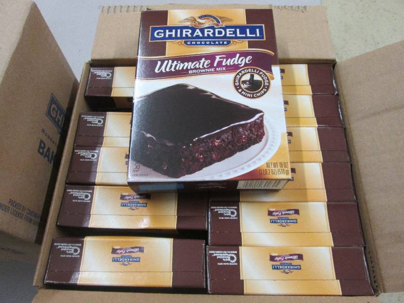 lot 233 image: Case of 12 Ghiradelli Ultimate Brow...