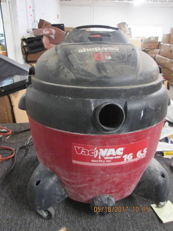 lot 25 image: shop vac 16 gallons tested and work...