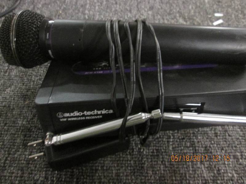 lot 36 image: audio technica wireless microphone ...