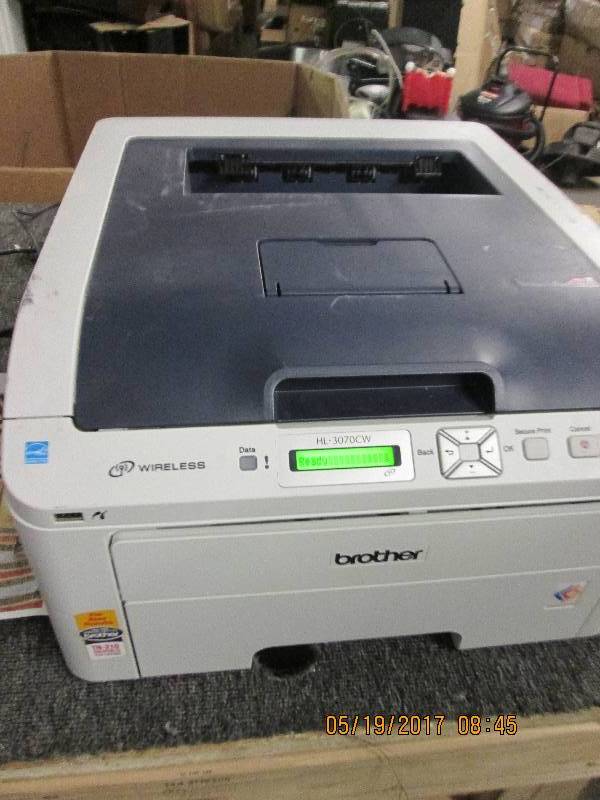 lot 44 image: brother HL-3070cw digital color las...