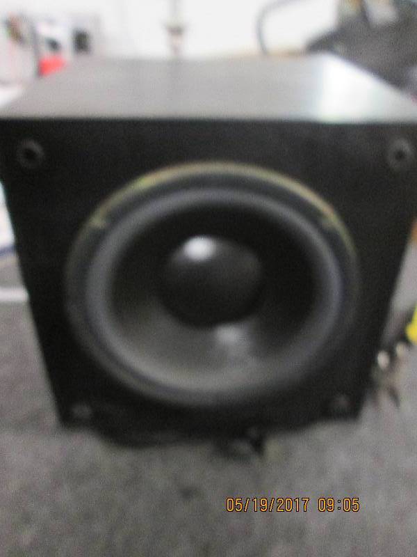 lot 45 image: pinnacle sub woofer ac sub 100 work...
