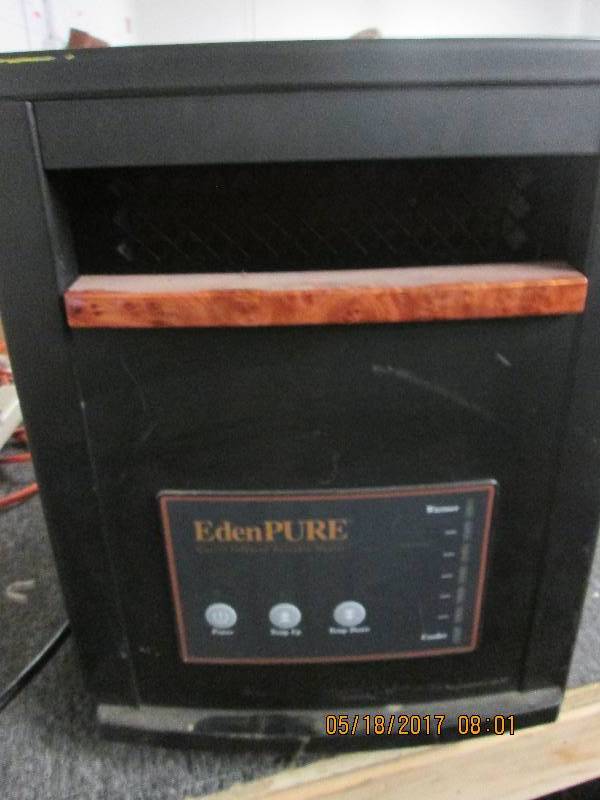 lot 14 image: eden pure quartz infrared electric ...