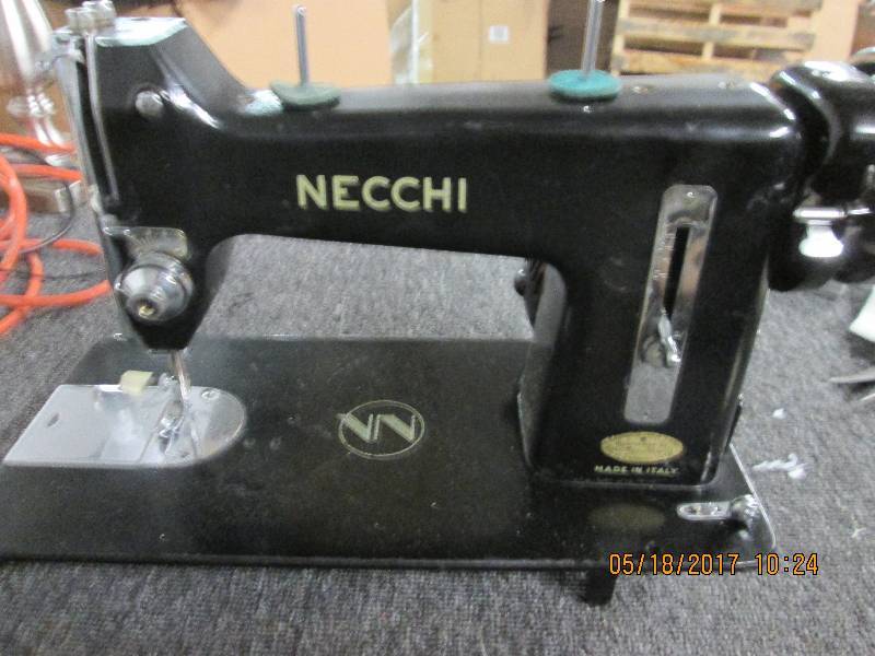 lot 26 image: necchi vintage sewing machine made ...