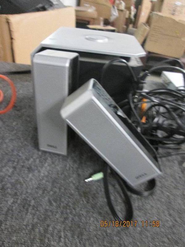 lot 31 image: dell computer speakers with subwoof...