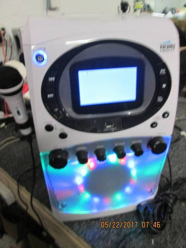 lot 57 image: karaoke night machine tested and wo...