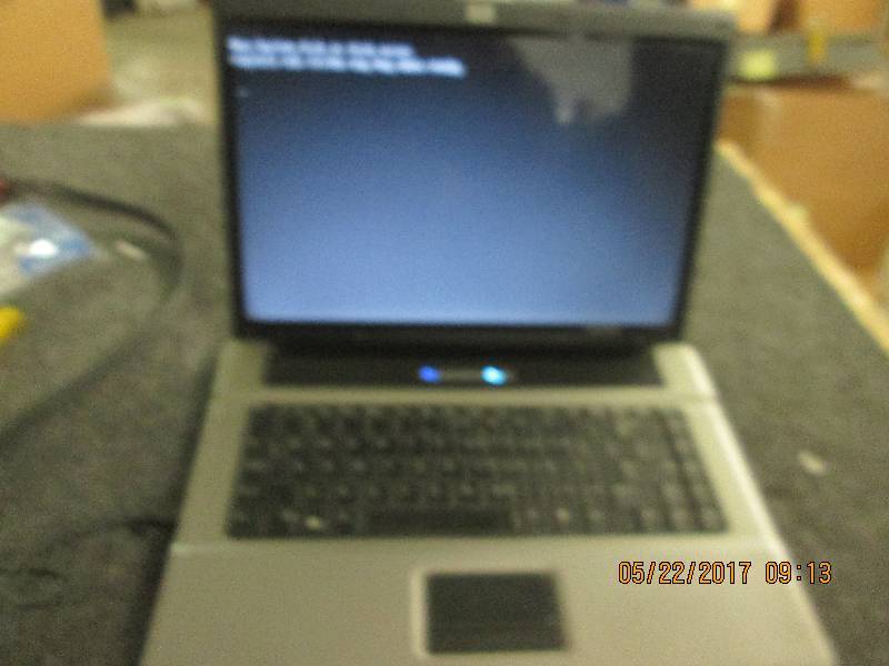 lot 73 image: hp compact 6720s powers on needs wi...