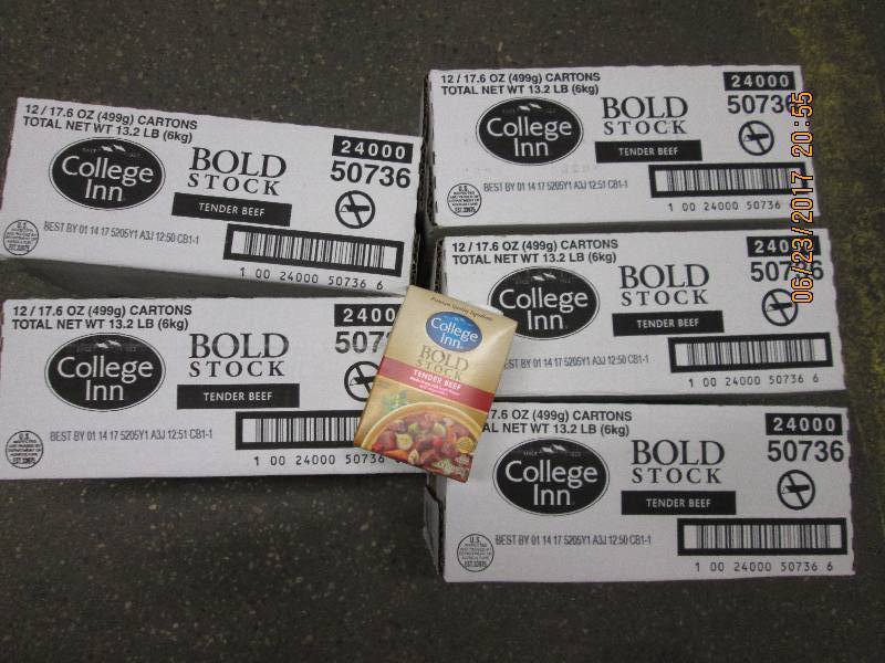 lot 234 image: 5 cases of 12 17.6 oz bold stock te...