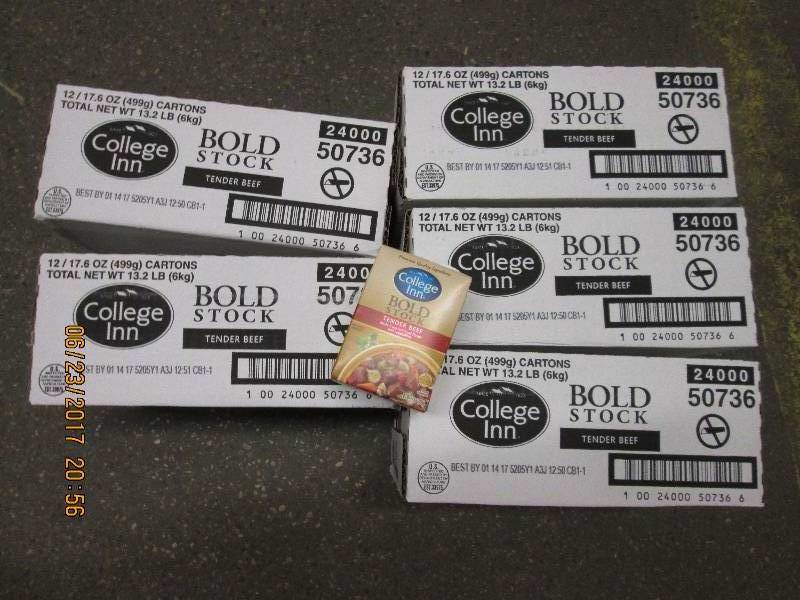 lot 236 image: 5 cases of 12 17.6 oz bold stock te...