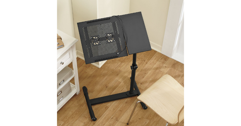 lot 37 image: Laptop Desk with Fan open Box Retai...