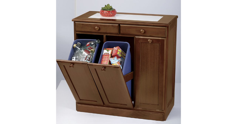 lot 102 image: 3-Bin Cabinet open box Retail $219....