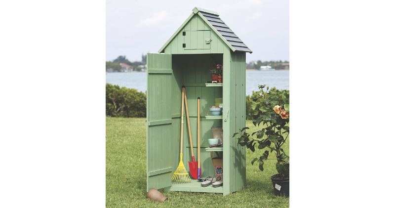 lot 146 image: Wooden Garden Shed open box Retail ...