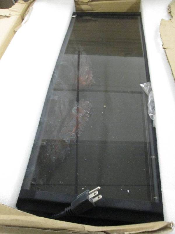 lot 39 image: 27 inch Electric Fireplace Insert o...