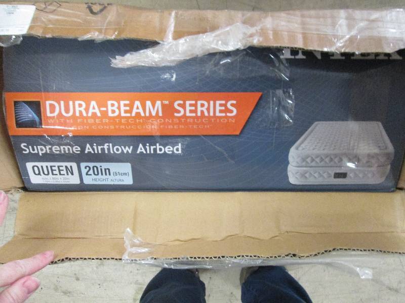 lot 56 image: Supreme Airflow Airbed Queen open b...