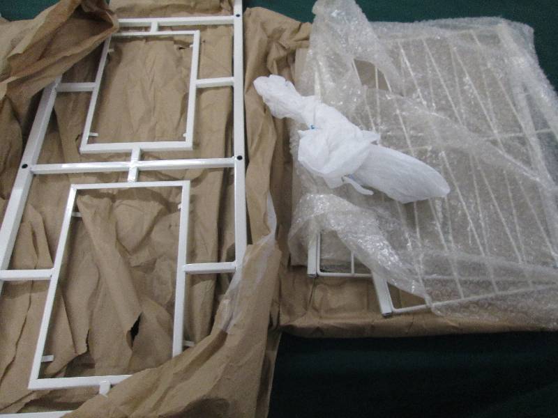 lot 66 image: White Metal Shelf open box, Retail ...
