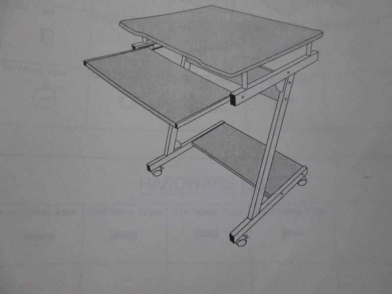 lot 69 image: Magenta Computer Desk open box Reta...