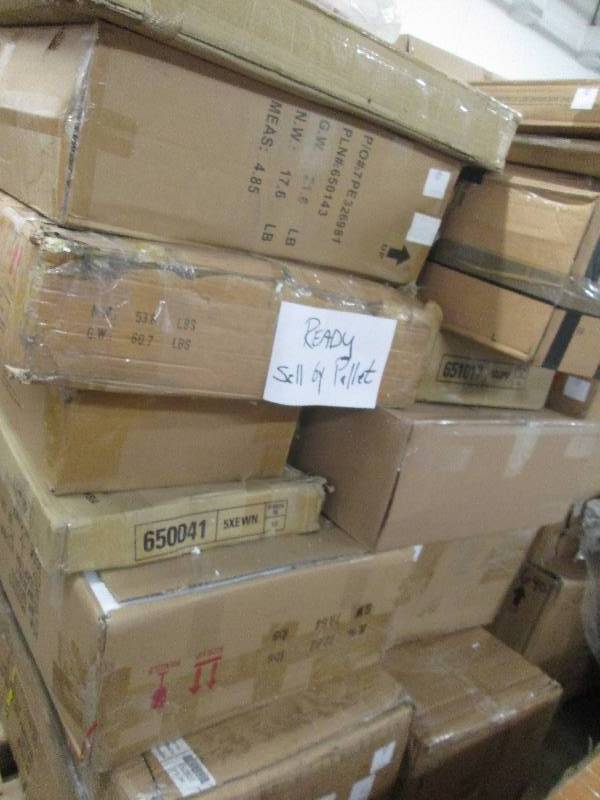 lot 92 image: Tall Pallet of Furniture Missing p...