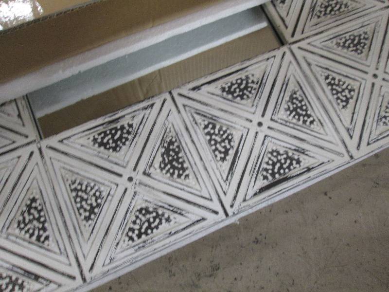 lot 96 image: X Framed Mirror open box Retail $14...