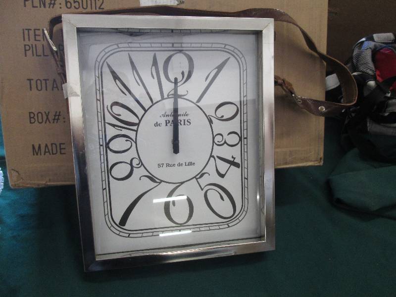 lot 136 image: Strap Clock open box Retail $69.99 ...