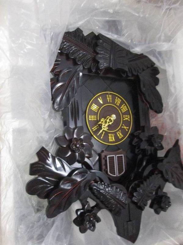 lot 157 image: Nostalgic Cuckoo Clock open box unt...