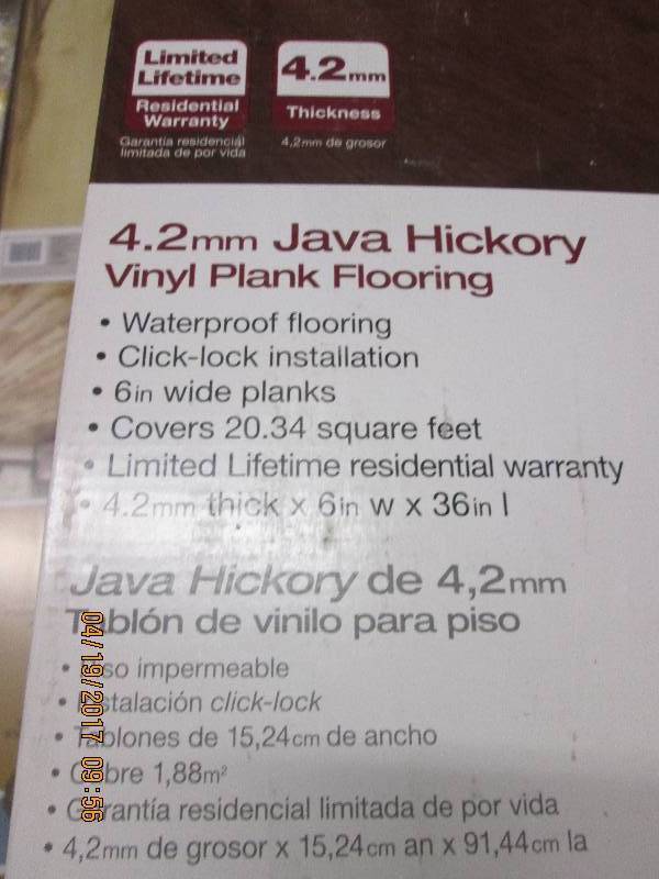 lot 18 image: 7 packages of home decorators 4.2mm...