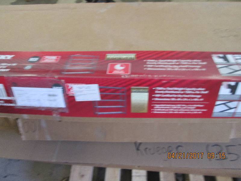 lot 86 image: husky 5 shelf heavy duty weldd stor...
