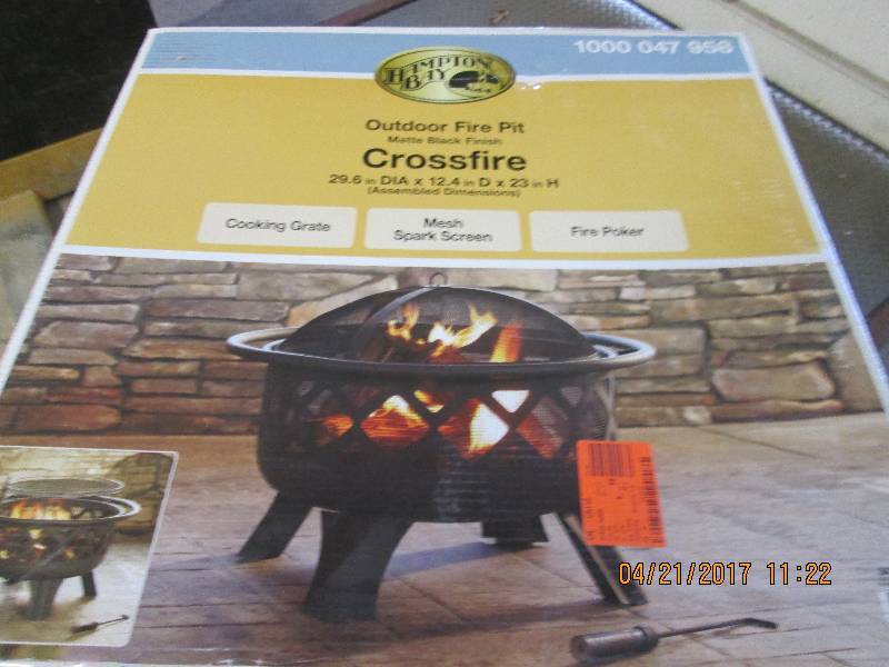lot 109 image: hamptonn bay outdoor firepit crossf...
