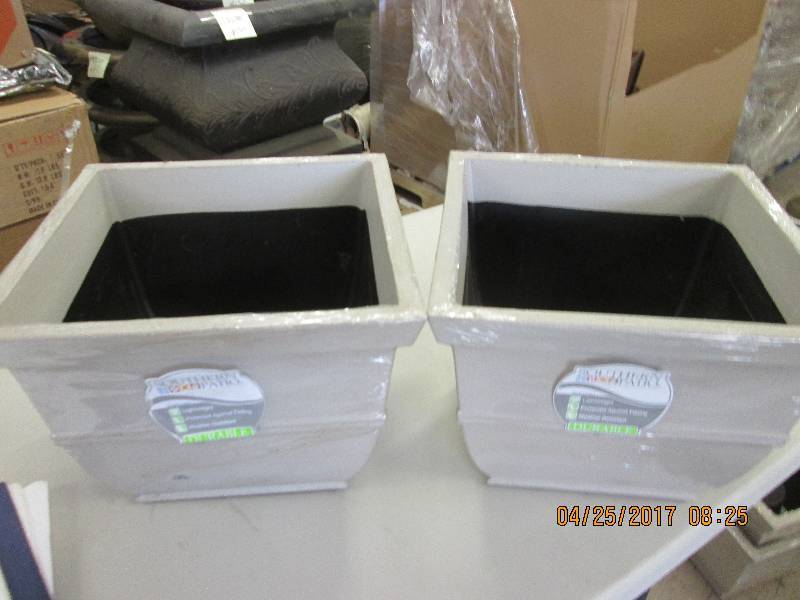 lot 135 image: 2- southern patio planters ...