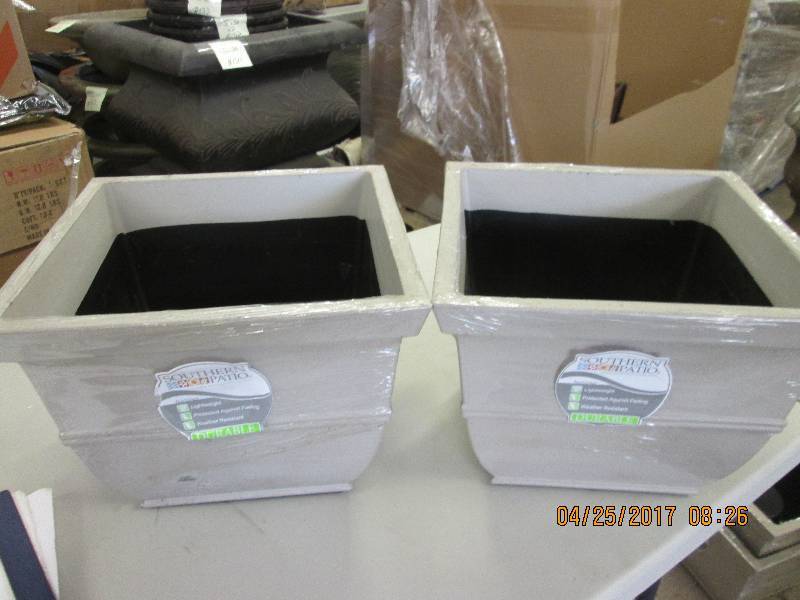 lot 137 image: 2- southern patio planters ...