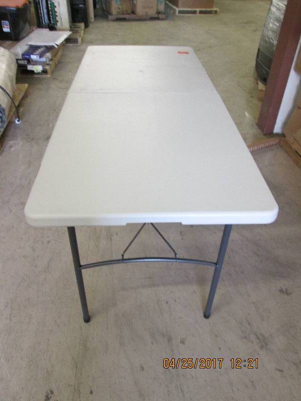 lot 170 image: 6 foot folding table ...