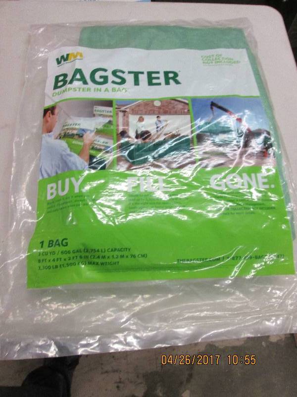 lot 221 image: 1 new waste managment 3 cu yd 606 ...
