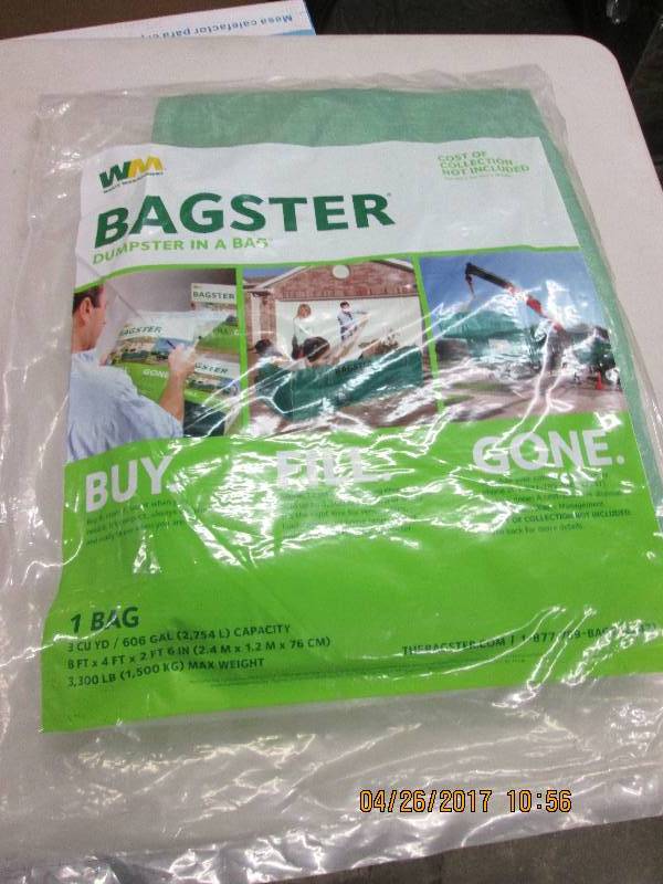 lot 222 image: 1 new waste managment 3 cu yd 606 ...