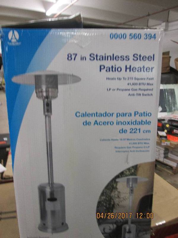 lot 240 image: gardensun 87 stainless steel patio...